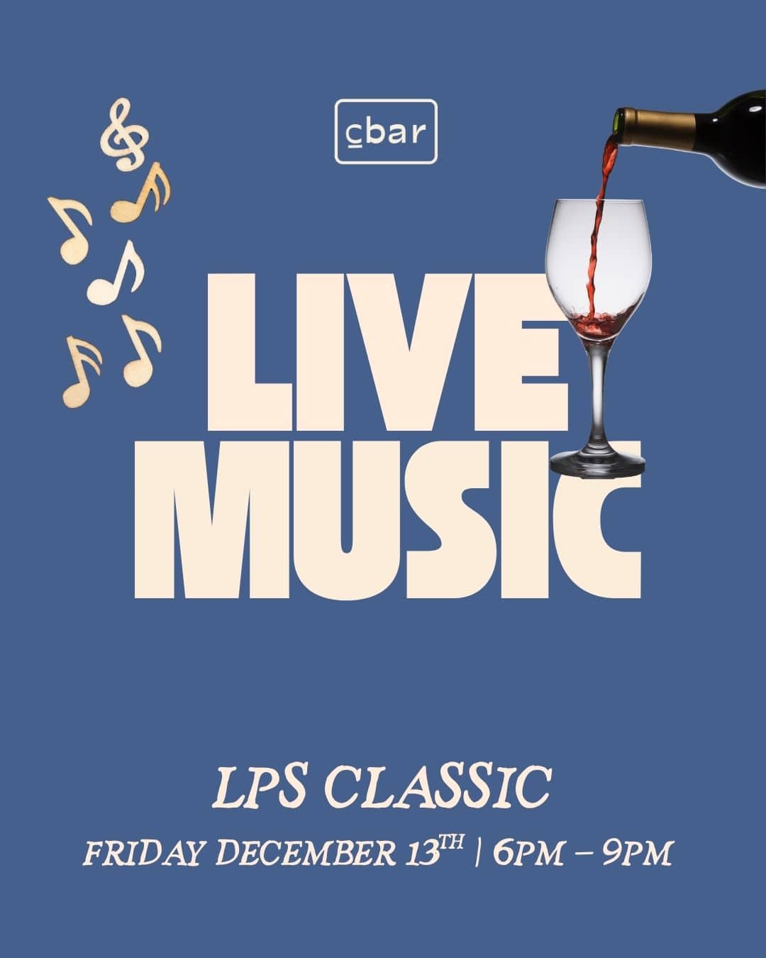 Live Music Cbar December 13