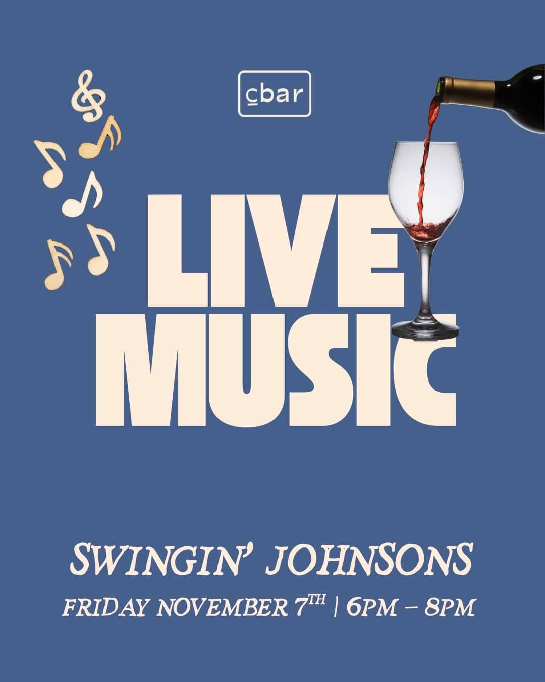 CBAR LIVE MUSIC NOV 7